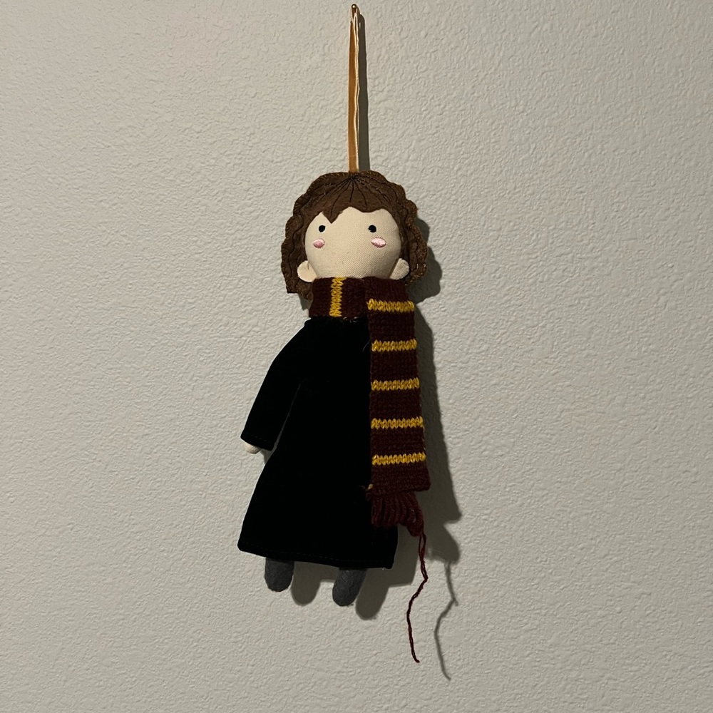 Pottery Barn Teen Harry Potter Hermione 10” plush ornament